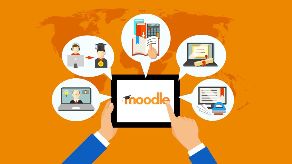 Moodle, una herramienta digital educativa de gestión del aprendizaje.