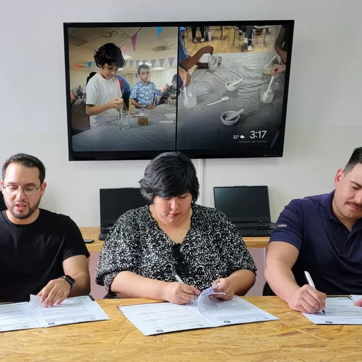 Firma de alianza entre Conalep Sonora y Dimex