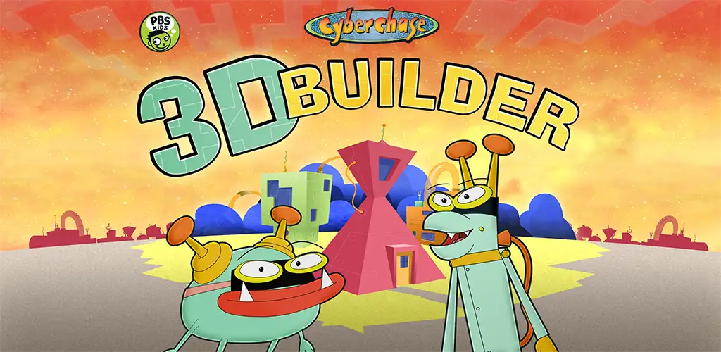 Cyberchase 3D Builder enseña geometría convirtiendo figuras 2D en estructuras 3D. Imagen: Common Sense Media.