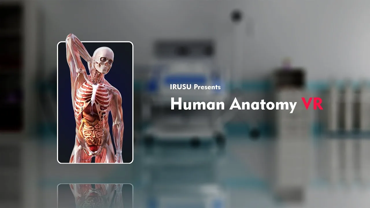 Anatomy 4D proyecta el cuerpo humano en 3D sobre cualquier superficie. Imagen: IRUSU Technologies.