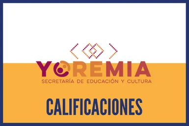 Captura de pantalla de la plataforma Yoremia del Estado de Sonora mostrando la consulta de calificaciones en línea para padres y tutores del ciclo escolar 2025-2026" Fuente: Educación en Línea / Portal Yoremia
